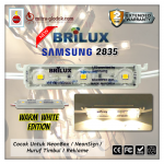 LED Module Brilux Samsung Korea SMD 2835 | 3 Mata - Warm White